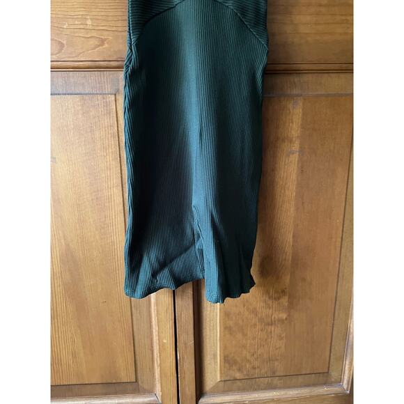 NWOT Naked Wardrobe Women's Snatched AF Sleeveless Romper Olive Green Size S - Picture 5 of 10